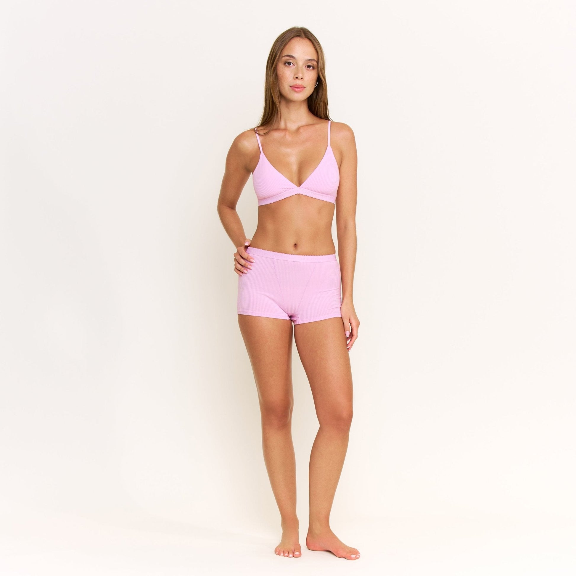 Honeydew Emma Boyshort in Hibiscus Haze