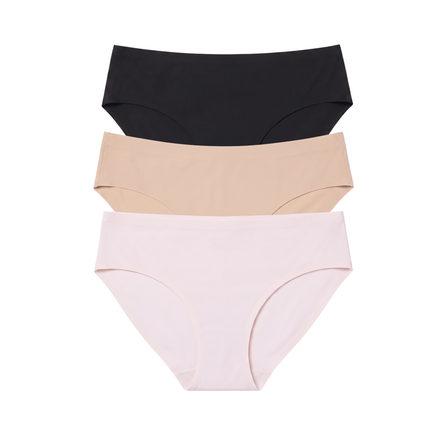 Honeydew Breeze Luxe Bikini 3-Pack in Basics & Ballet Slipper
