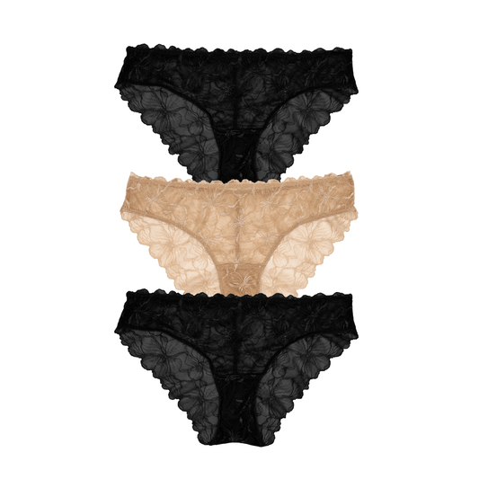 Honeydew Jessa Bikini 3-Pack in Basics