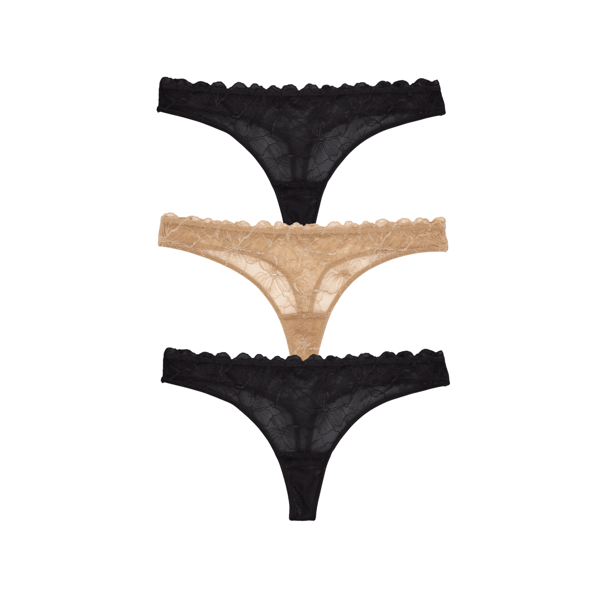 Honeydew Jessa Thong 3-Pack in Basics