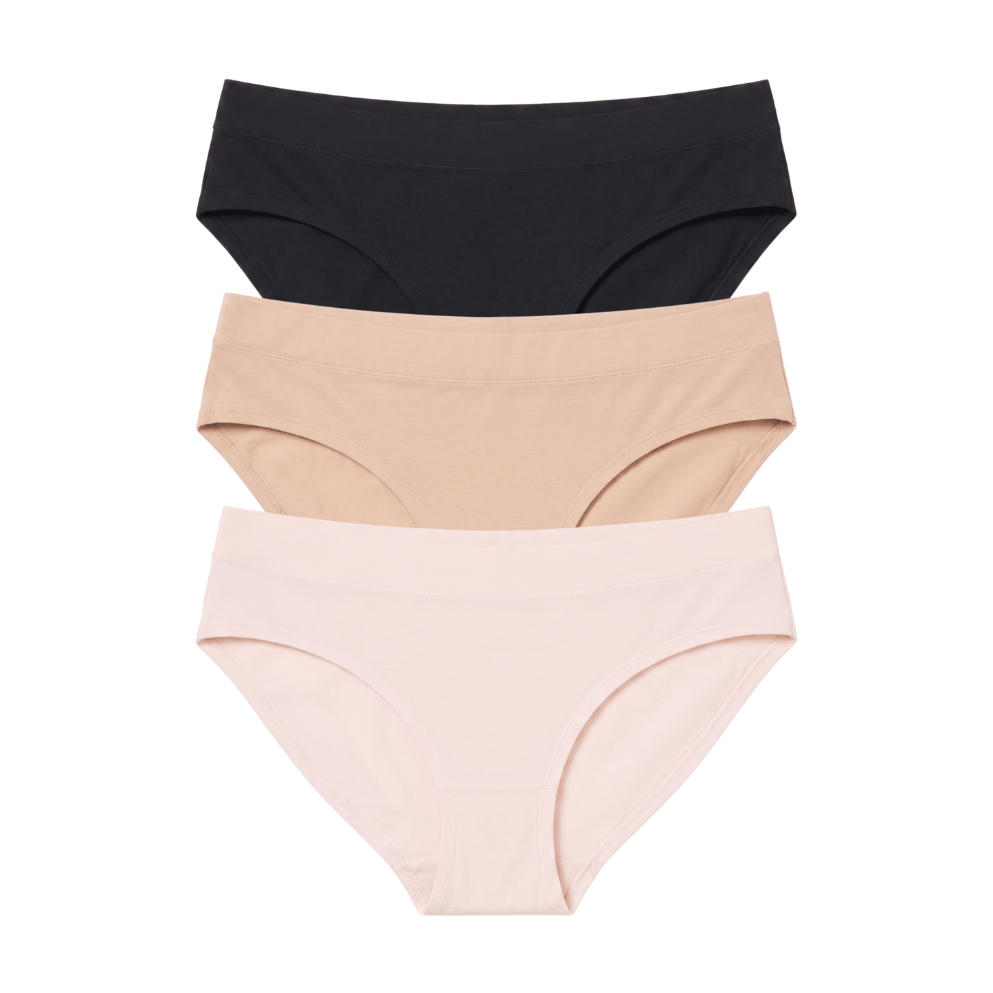 Honeydew Emery Bikini 3-Pack in Basics & Ballet Slipper