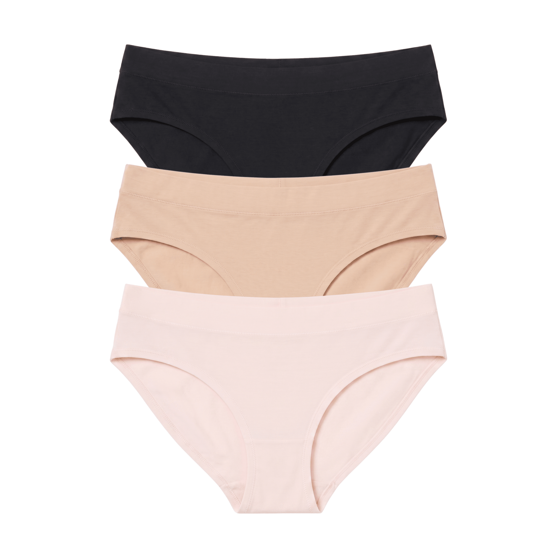Honeydew Emery Bikini 3-Pack in Basics & Ballet Slipper