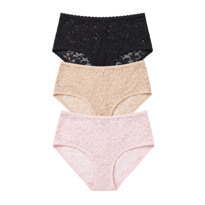 Honeydew Azlin Hipster 3-Pack in Basics & Ballet Slipper