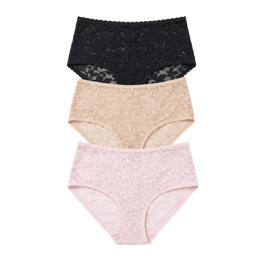 Honeydew Azlin Hipster 3-Pack in Basics & Ballet Slipper