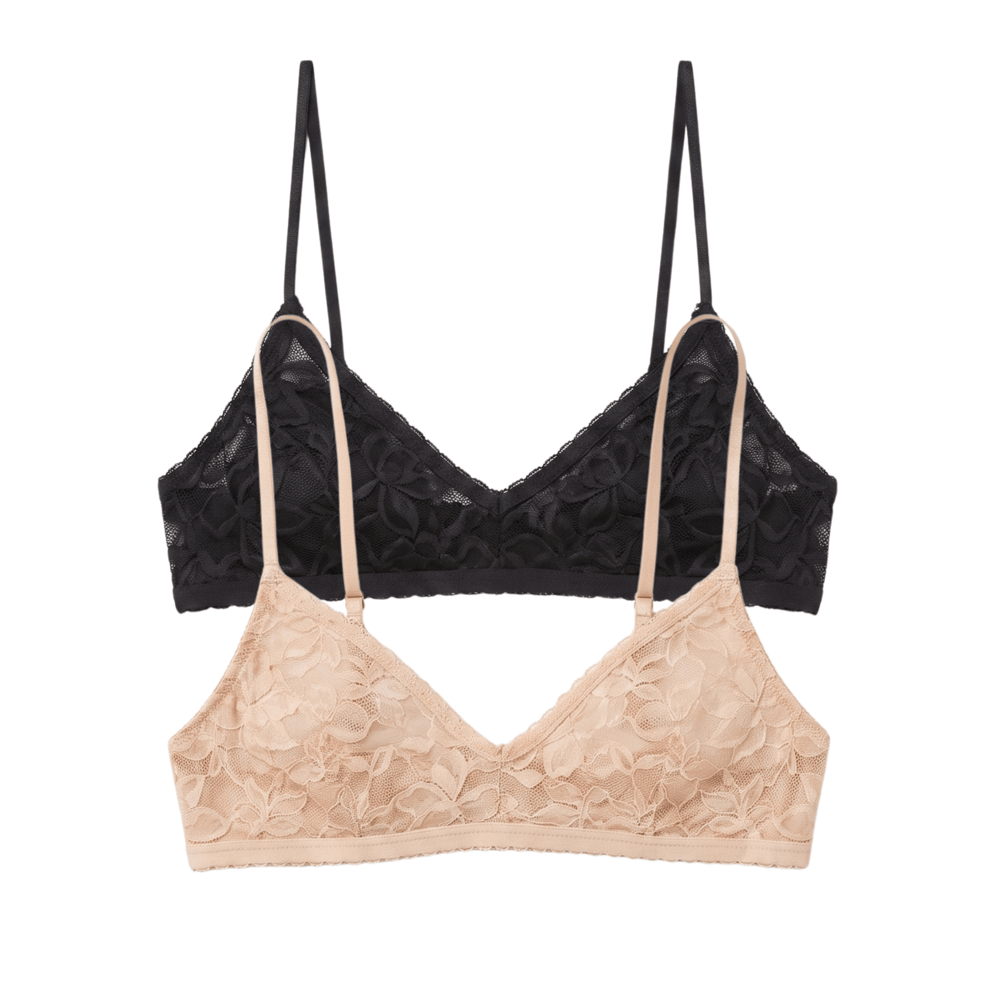 Honeydew Azlin Bralette 2-Pack in Basics