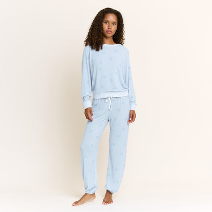 Honeydew Star Seeker Long Set in Newlywed Hearts