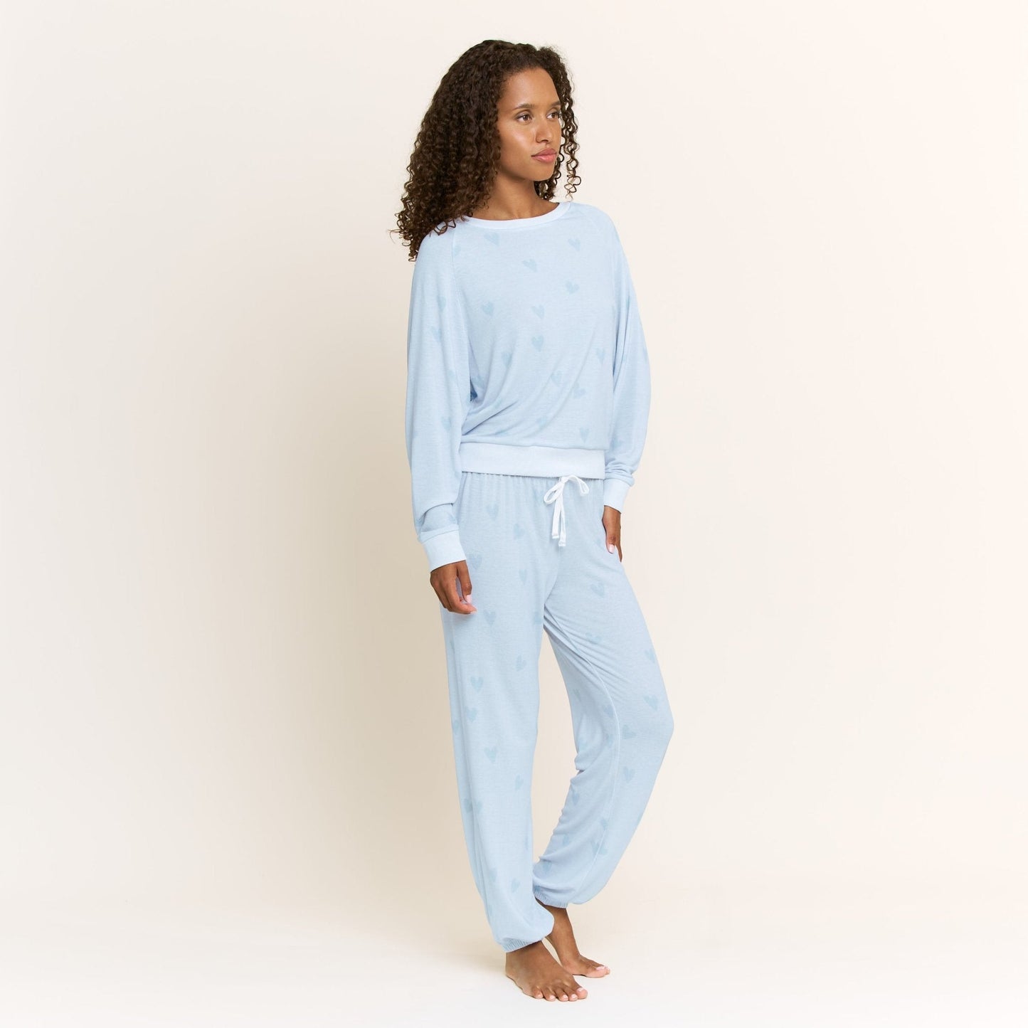 Honeydew Star Seeker Long Set in Newlywed Hearts