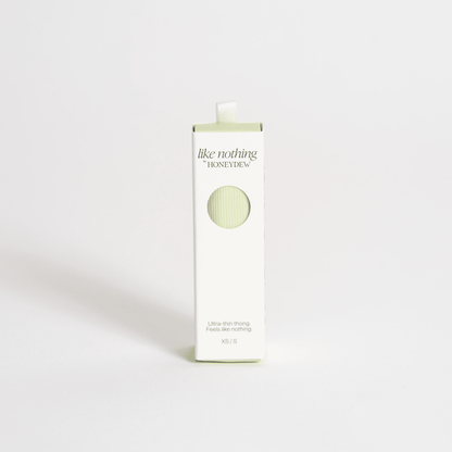 Honeydew Like Nothing Thong in Pistachio