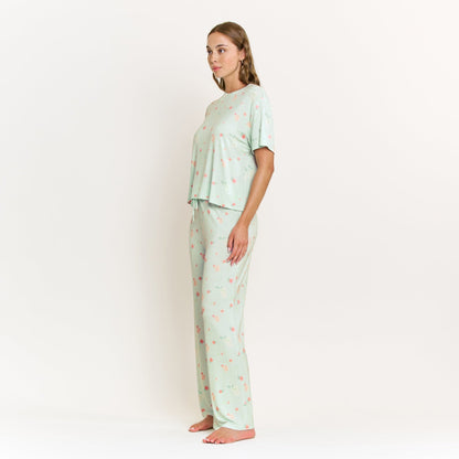Honeydew All American Tee Pant Set in Mint Mojito Bliss