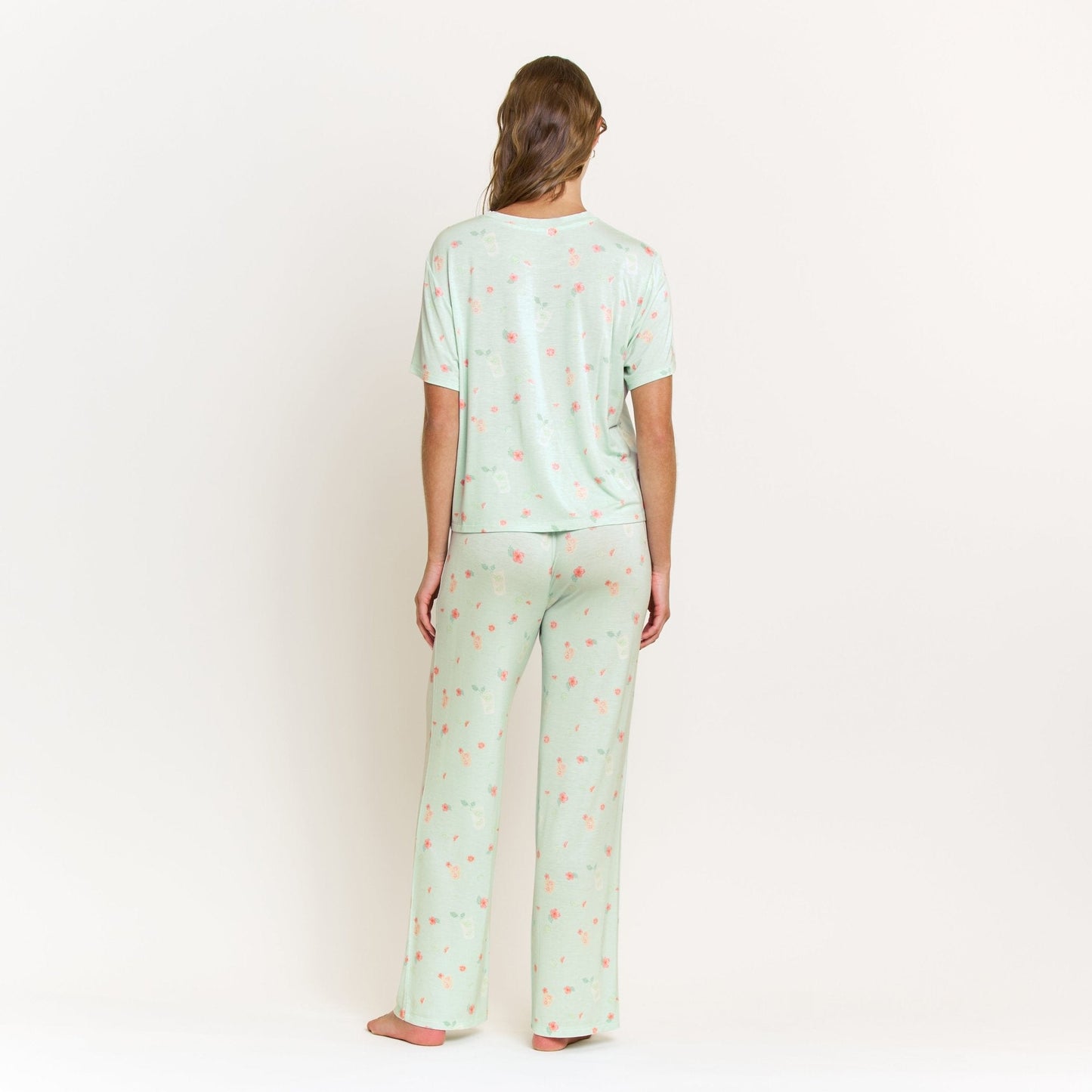 Honeydew All American Tee Pant Set in Mint Mojito Bliss