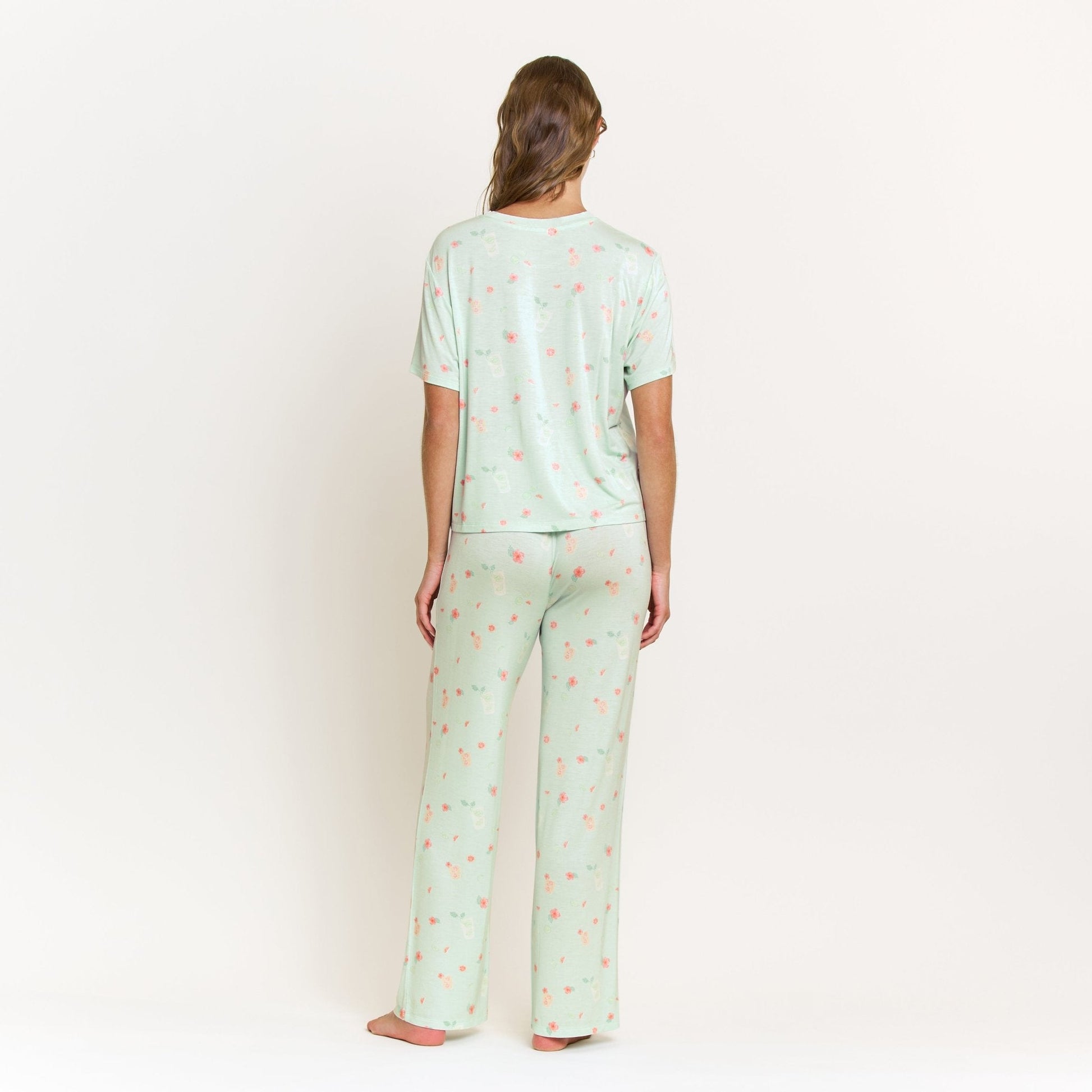 Honeydew All American Tee Pant Set in Mint Mojito Bliss