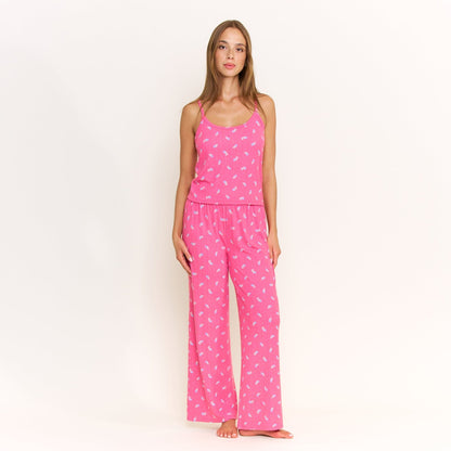 Honeydew Blissful Cami Pant Set in Fuchsia Wild Rose