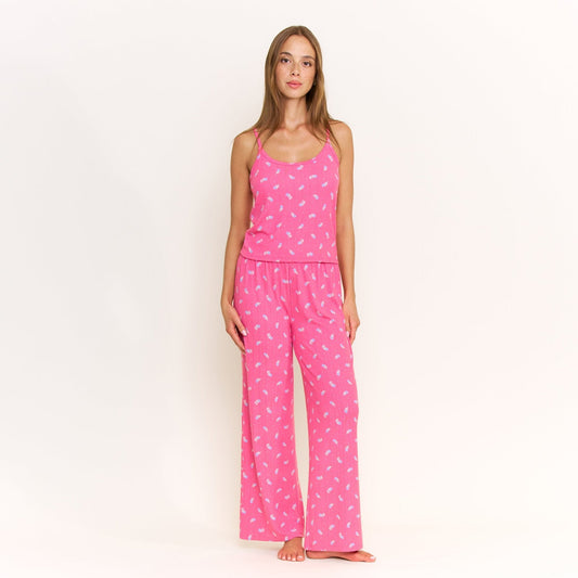 Honeydew Blissful Cami Pant Set in Fuchsia Wild Rose