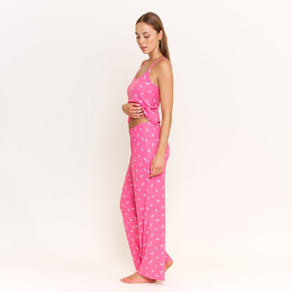 Honeydew Blissful Cami Pant Set in Fuchsia Wild Rose