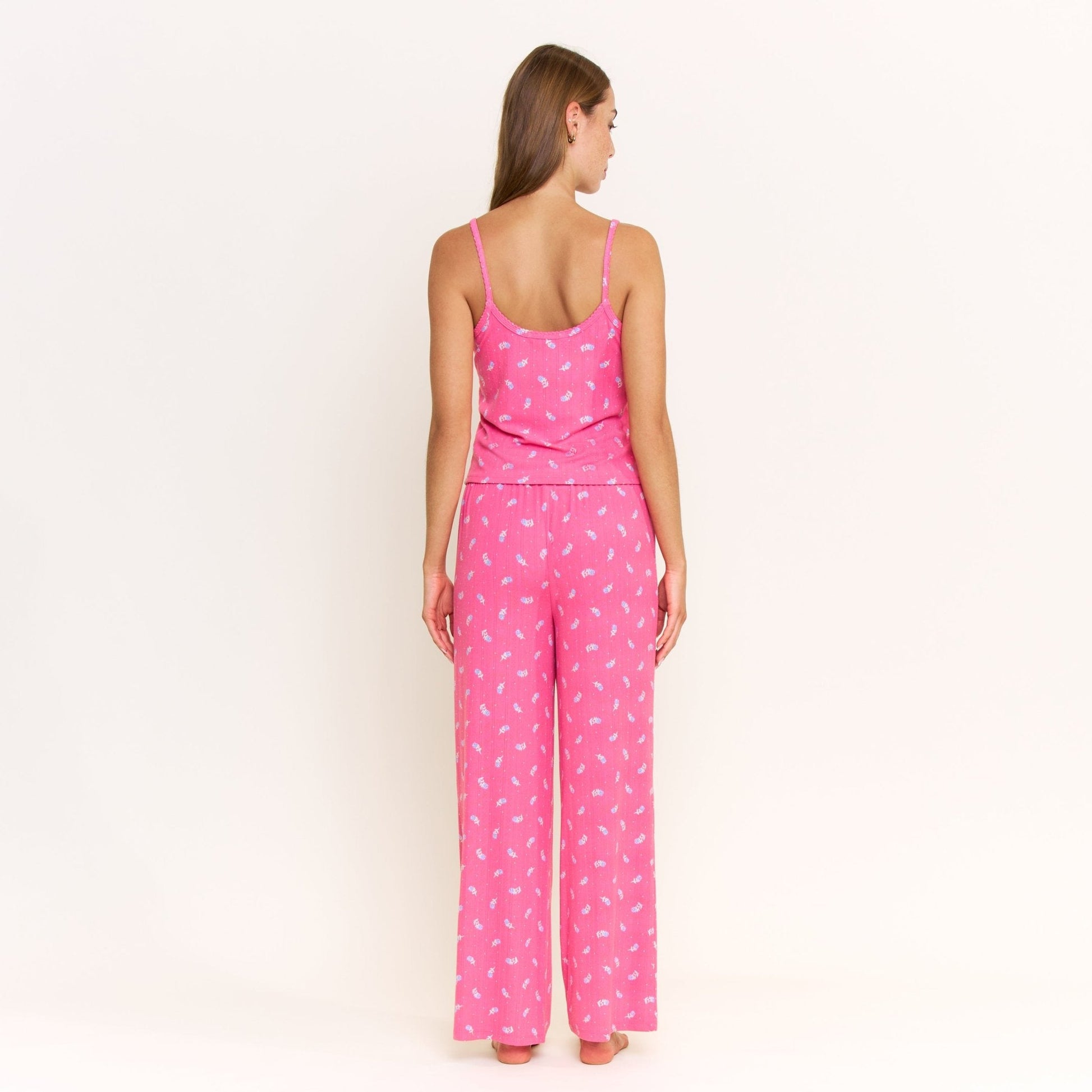 Honeydew Blissful Cami Pant Set in Fuchsia Wild Rose