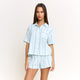 Aqua Southwest Stripe