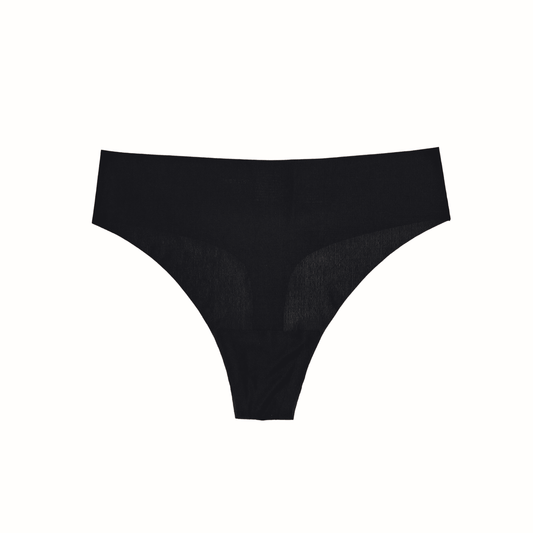 Honeydew Like Nothing Thong in Black