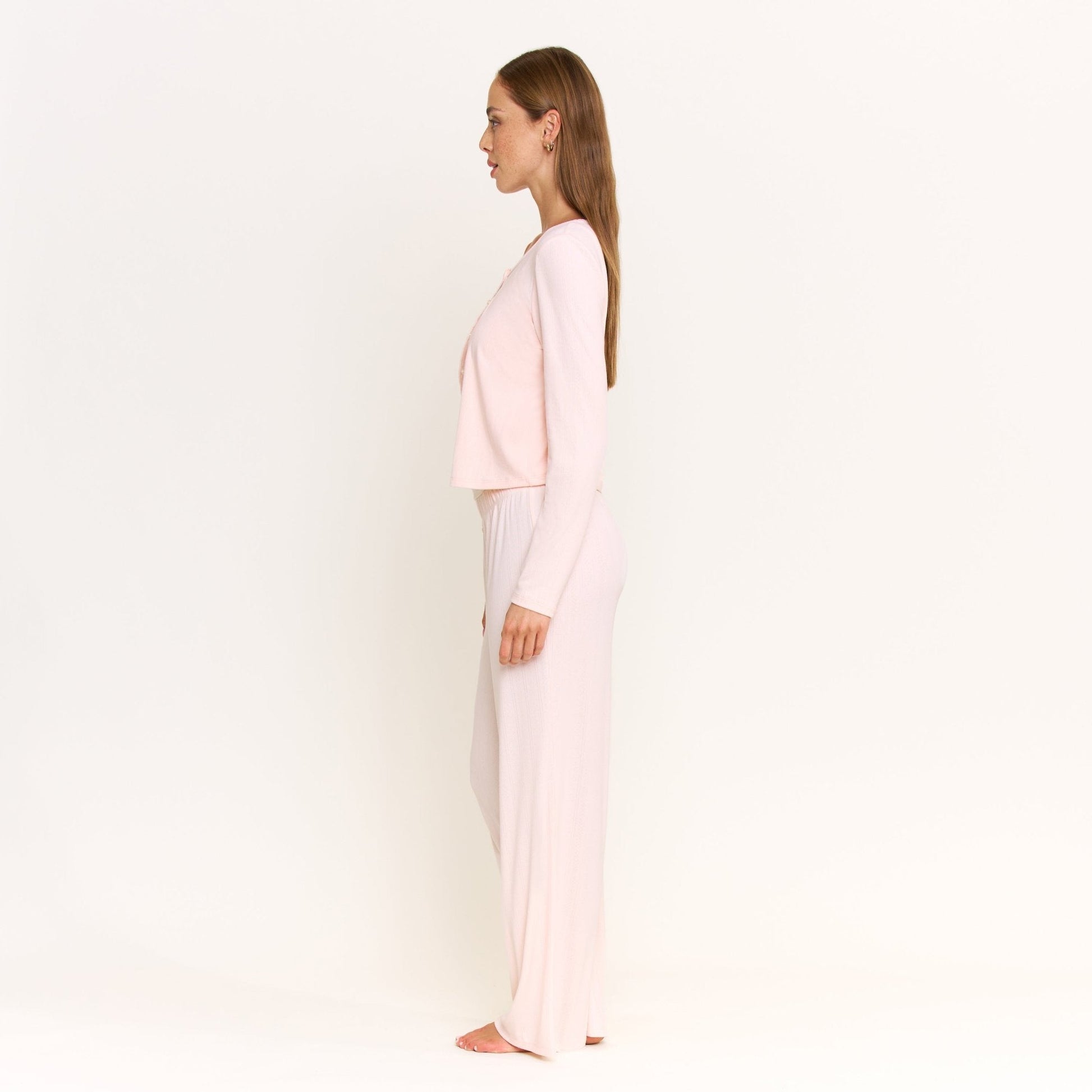Honeydew Blissful Cardigan in Peach Sorbet