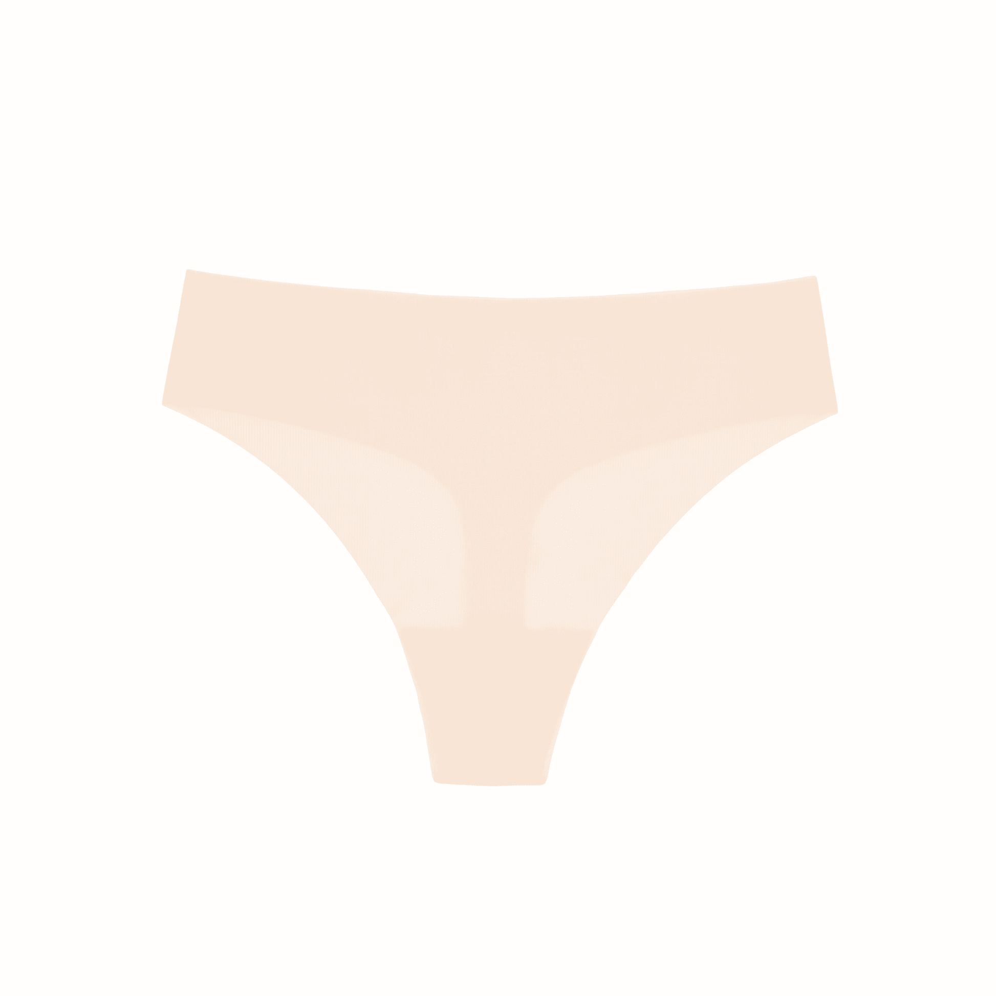 Honeydew Like Nothing Thong in Sunset Coral