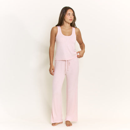Honeydew Cloud Modal Pant in Heather Rose Quartz