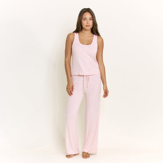 Honeydew Cloud Modal Tank in Heather Rose Quartz
