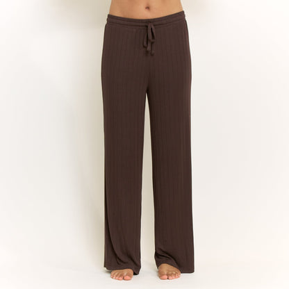 Honeydew Cloud Modal Pant in Chocolate