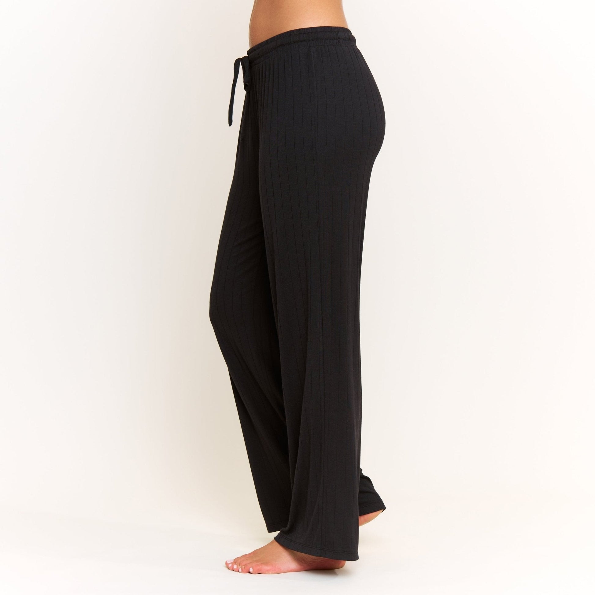 Honeydew Cloud Modal Pant in Black