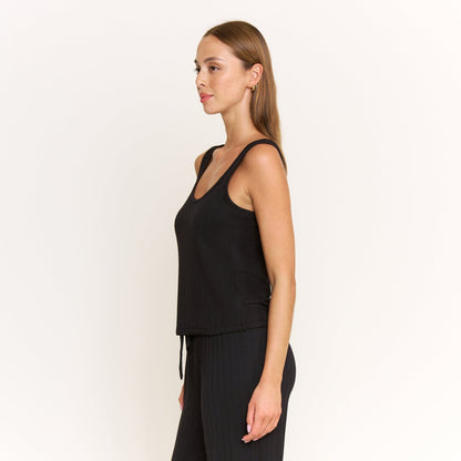 Honeydew Cloud Modal Tank in Black