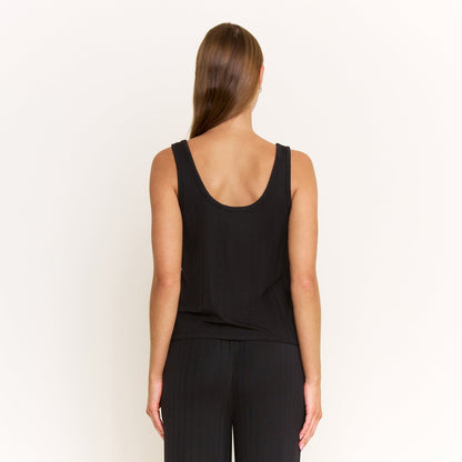 Honeydew Cloud Modal Tank in Black
