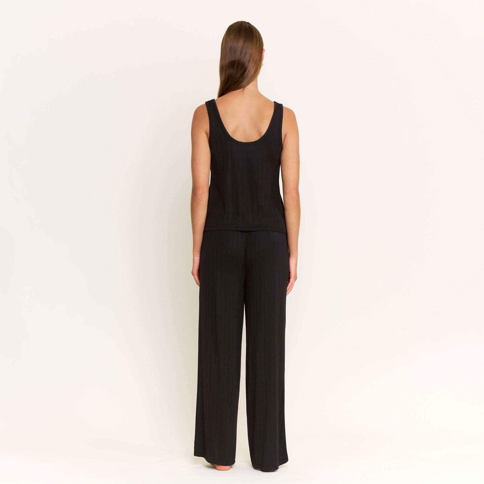 Honeydew Cloud Modal Tank in Black