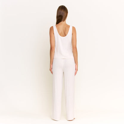 Honeydew Cloud Modal Tank in Heather Oatmeal