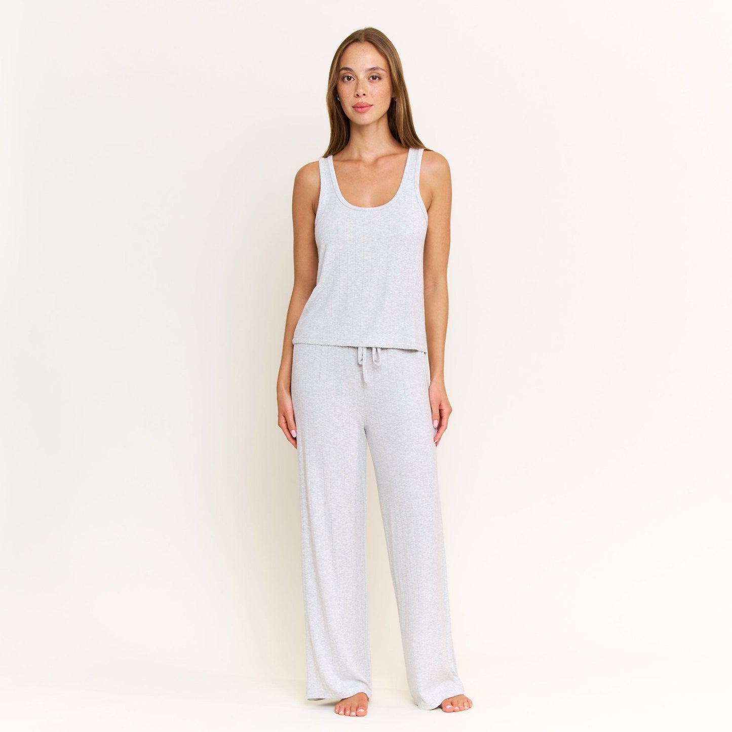 Honeydew Cloud Modal Pant in Heather Grey
