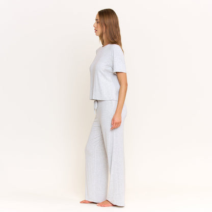Honeydew Cloud Modal Pant in Heather Grey