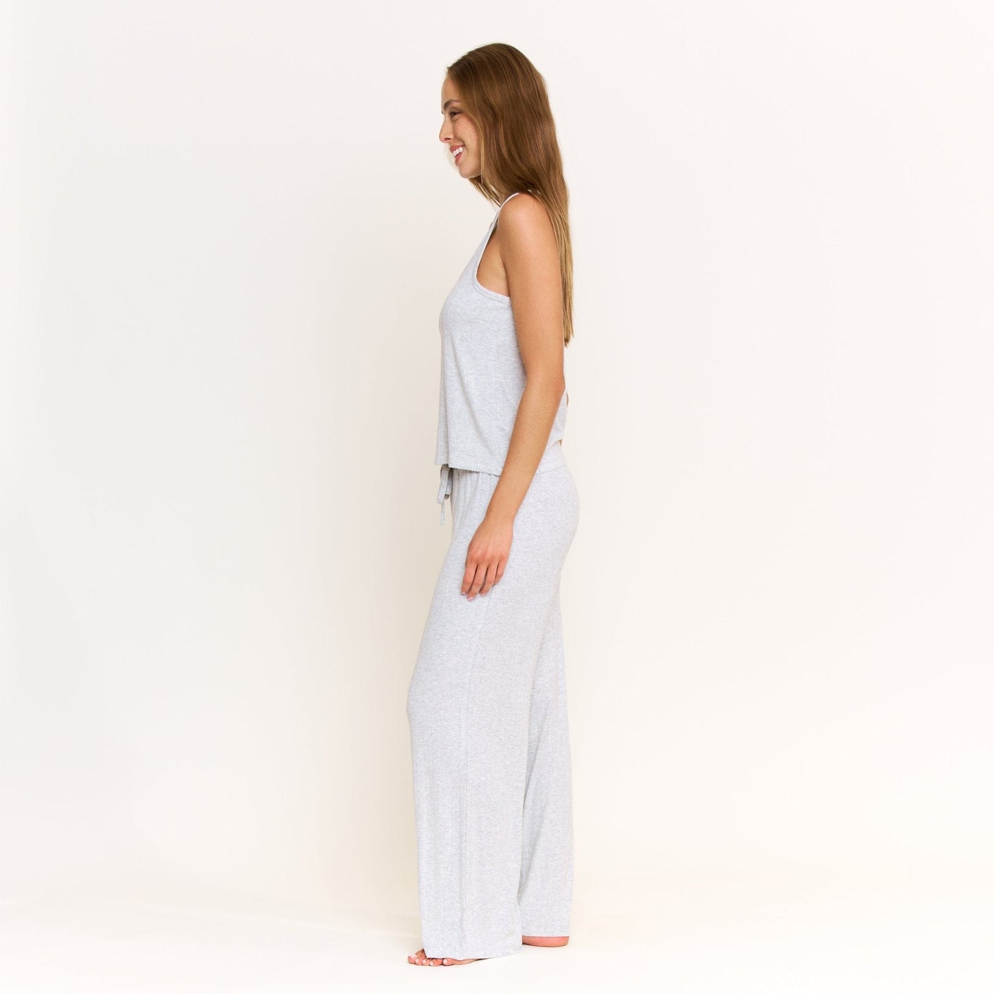 Honeydew Cloud Modal Pant in Heather Grey