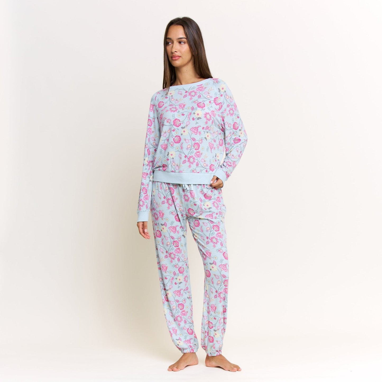 Honeydew Star Seeker Long Set in Drift Vine Poppy