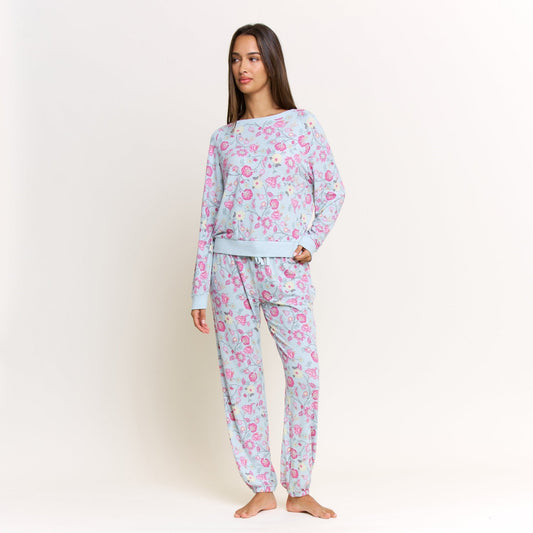 Honeydew Star Seeker Long Set in Drift Vine Poppy