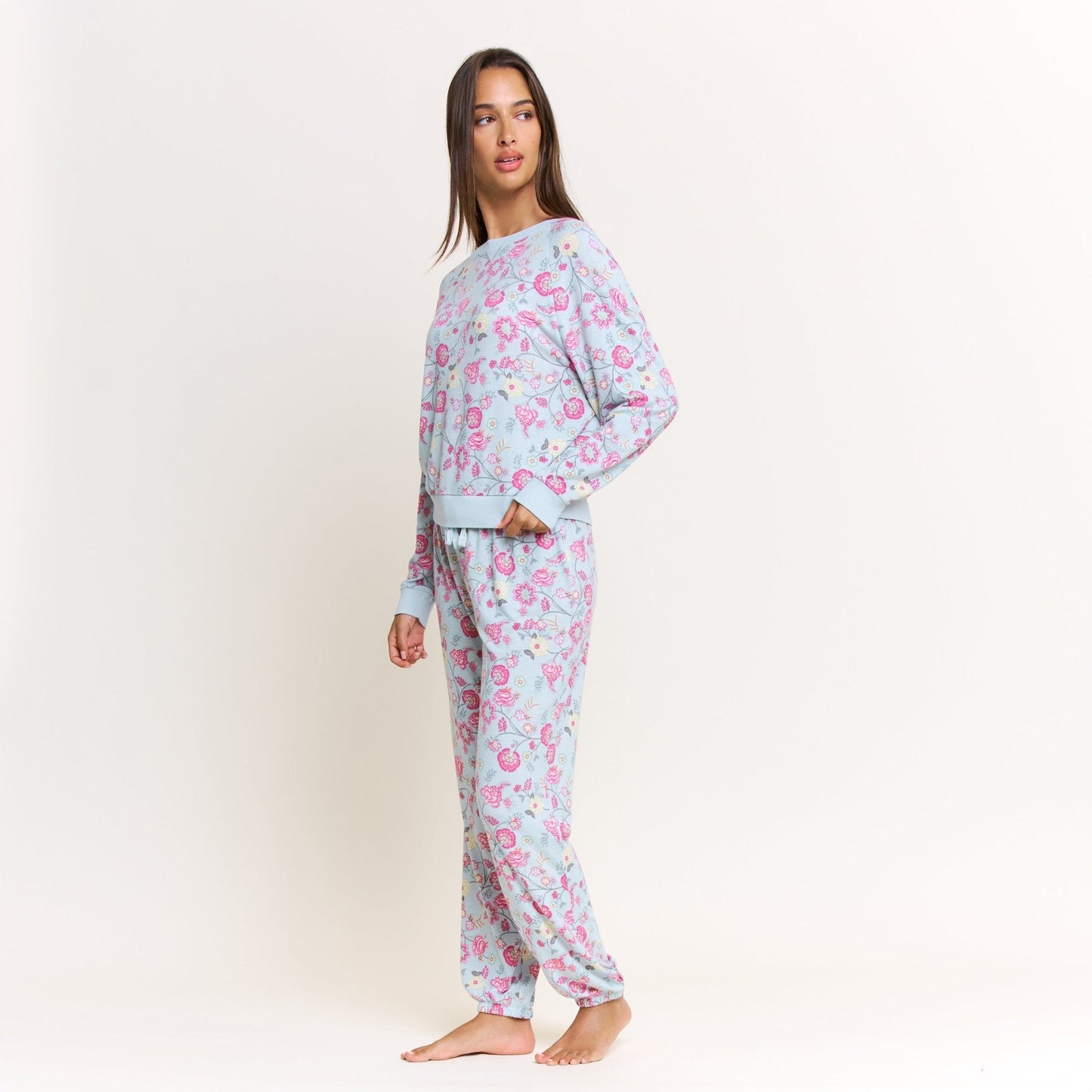 Honeydew Star Seeker Long Set in Drift Vine Poppy