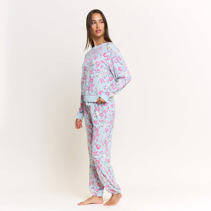 Honeydew Star Seeker Long Set in Drift Vine Poppy