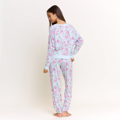 Honeydew Star Seeker Long Set in Drift Vine Poppy