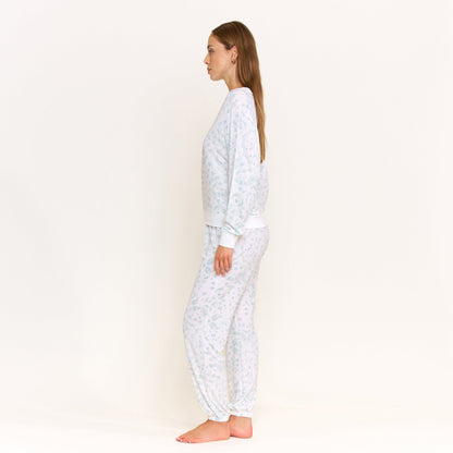 Honeydew Star Seeker Long Set in Ivory Western Paisley