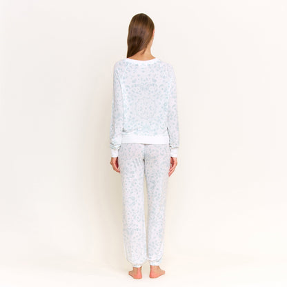 Honeydew Star Seeker Long Set in Ivory Western Paisley