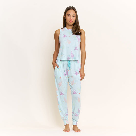 Honeydew Star Seeker Tank Pant Set in Drift Tides