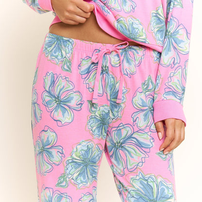 Honeydew Star Seeker Long Set in Rosette Floral