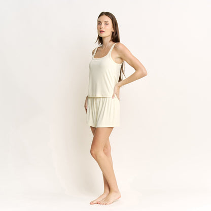 Honeydew Blissful Tank Shortie Set in Rays