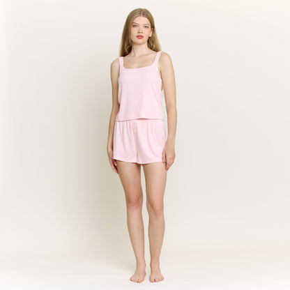 Honeydew Blissful Tank Shortie Set in Flora