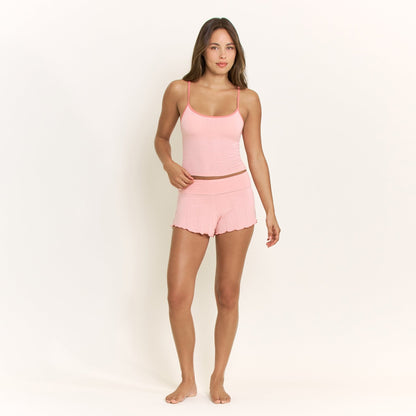 Honeydew Janelle Cami Shortie Set in Dusty Rose