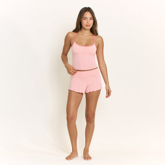 Honeydew Janelle Cami Shortie Set in Dusty Rose