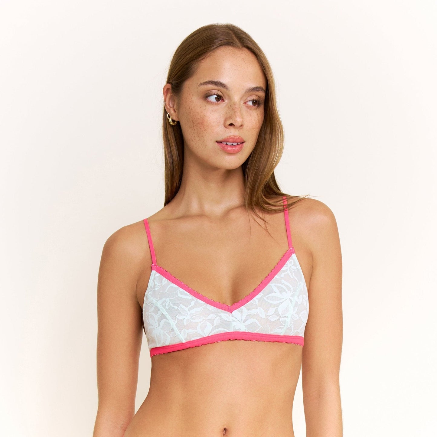 Honeydew Azlin Bralette in Mint Mojito