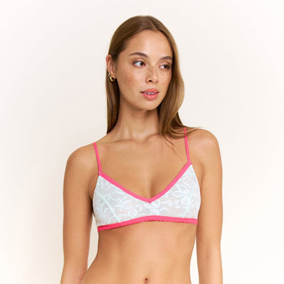 Honeydew Azlin Bralette in Mint Mojito