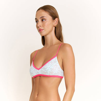 Honeydew Azlin Bralette in Mint Mojito